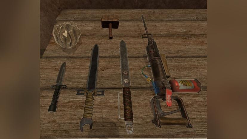 Weapons from Rust addon