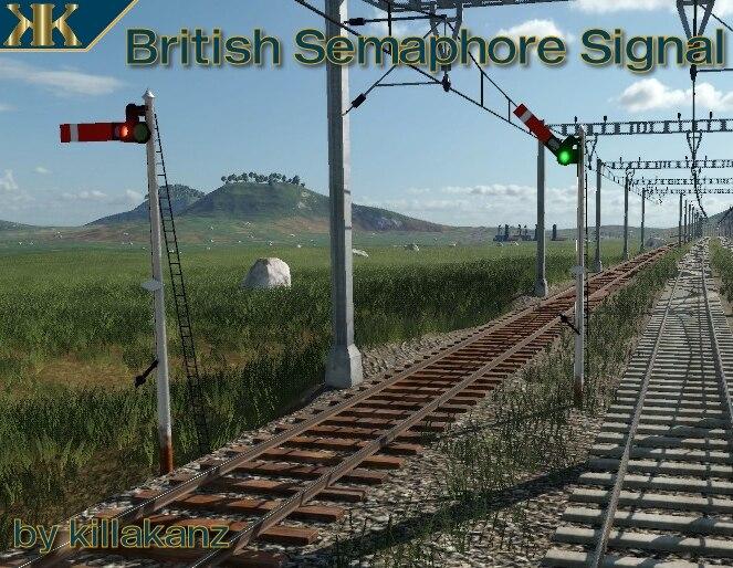 British semaphore signal addon