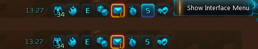 Botón OcultarInterfaz addon