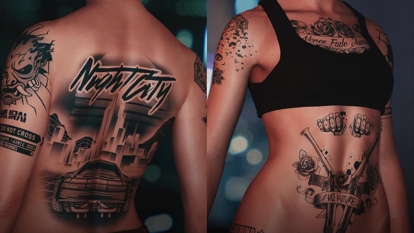 History of Tattoo (F and M) addon