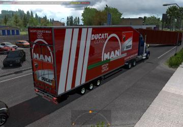 Мод Krone Doubledeck Trailer in traffic addon