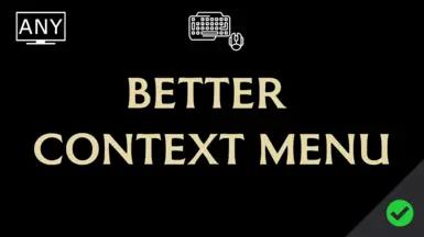 Improved context menu addon