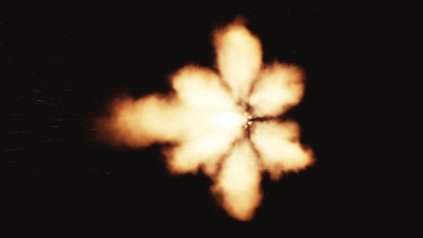 Muzzle flash addon