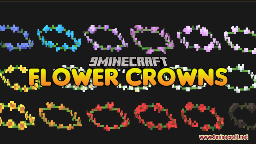 Resource packs "Flower Crown" (1.20.4, 1.19.2) - Texture packs addon