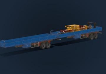 Double semi-trailer version 11/18/2022 for Spintires: MudRunner (v25.02.21)/Mod addon