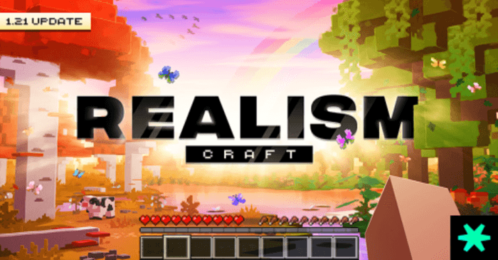 Mod Realistic Craft (1.21, 1.20) – MCPE/Bedrock Mod/Map addon
