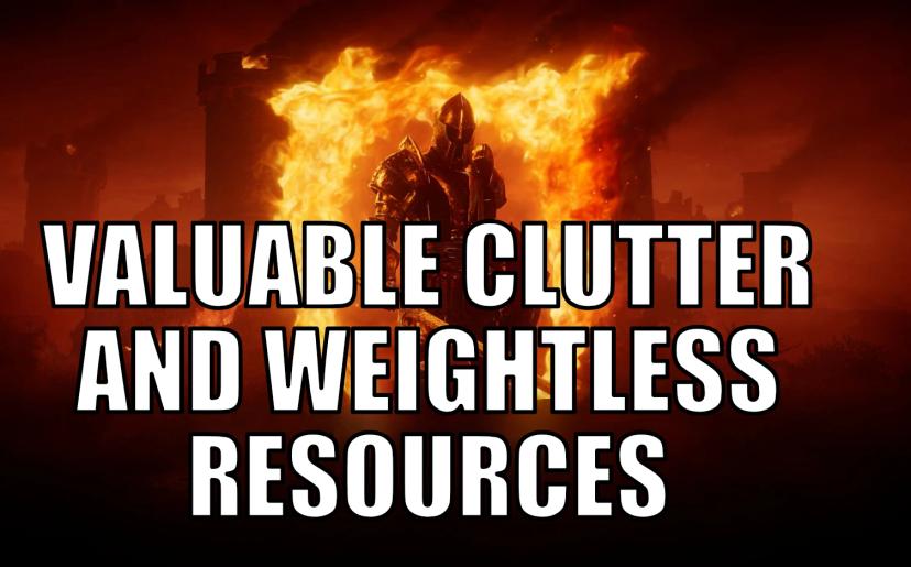 Valuable junk and weightless resources addon