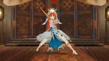 Genshin dispara a Nila con una pistola (SNS) addon