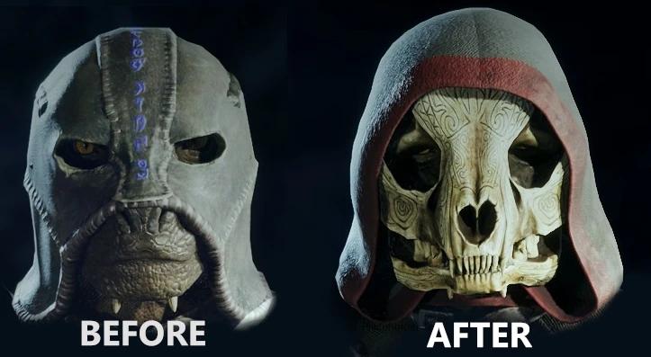 Skull Mask (Night Replacement Hood) addon