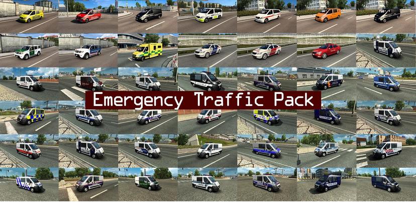 Mod del paquete de tráfico de emergencia D addon