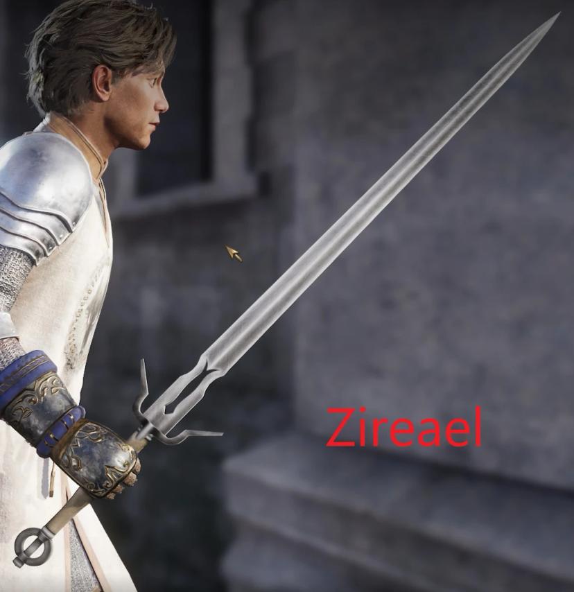 Zireael - Меч Цири addon
