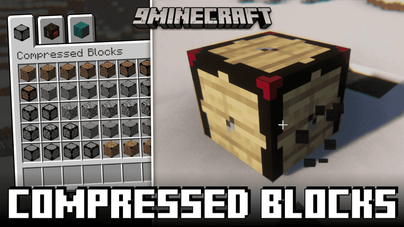 CB: Compressed Block Mode (1.20.4) - stores billions of blocks! addon