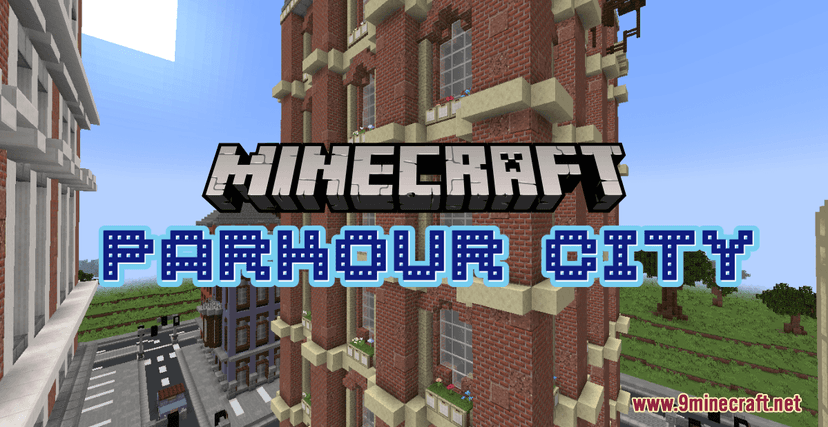 Parkour City map for Minecraft 1.17.1 addon