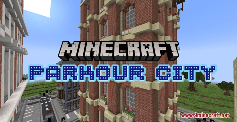 Карта Parkour City для Minecraft 1.17.1 addon