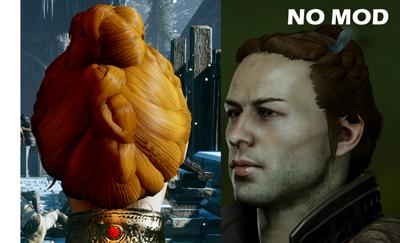 "Four options for changing men's and women's hairstyles (except knali)." addon