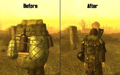 Replacement for the huge Fallout DUST backpack/Mod addon
