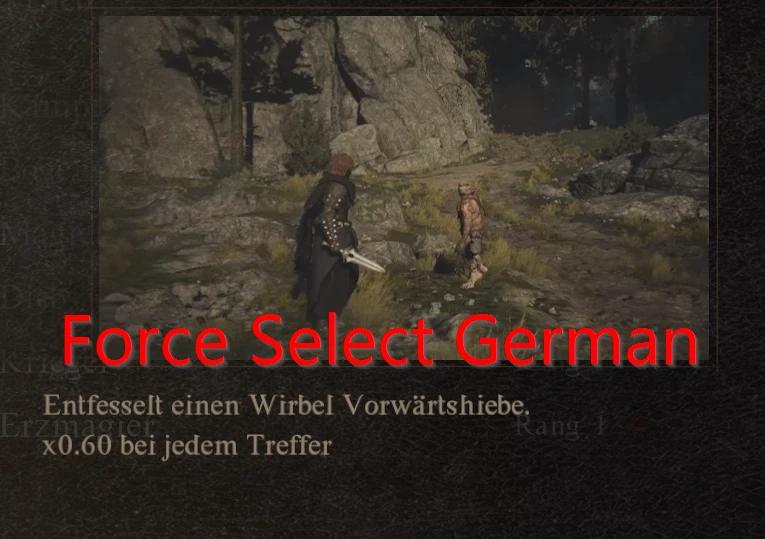 Description of skills (Deutsch I German) addon