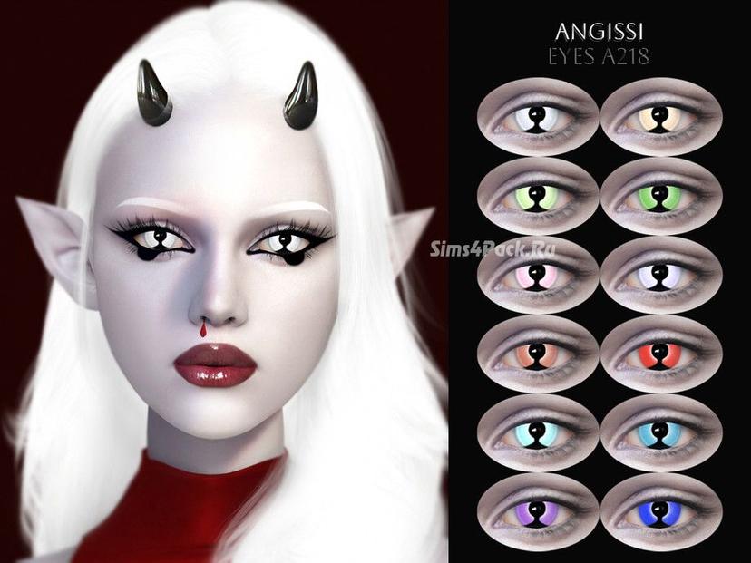 EYES A218, eyeliner A191 and lipstick A194 addon