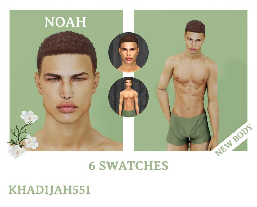 Men's skin tone "NOAH SKIN" addon
