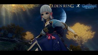 Ayaka Kamisato (GENSHIN IMPACT COSPLAY) With physical operations.. addon