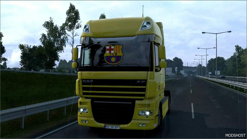 Accessory Barcelona DAF XF 105 Sticker 18/10/2024 1.52 addon