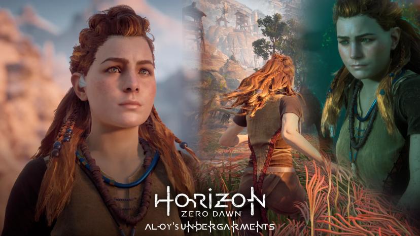 Play with Aloy's underwear addon