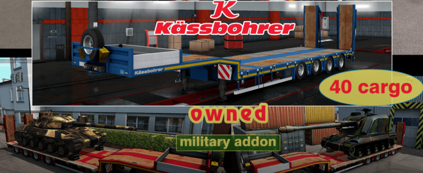 MILITARY ADDON FOR YOUR OWN TRAILER KASSBOHRER LB4E V1.1.16 addon