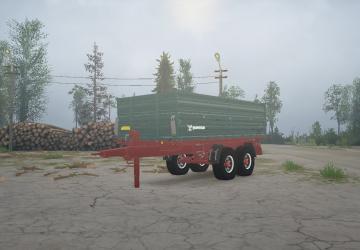 Spintires Trailer mod MudRunner (v25.02.21) TDK1600 release 02/24/2023. addon