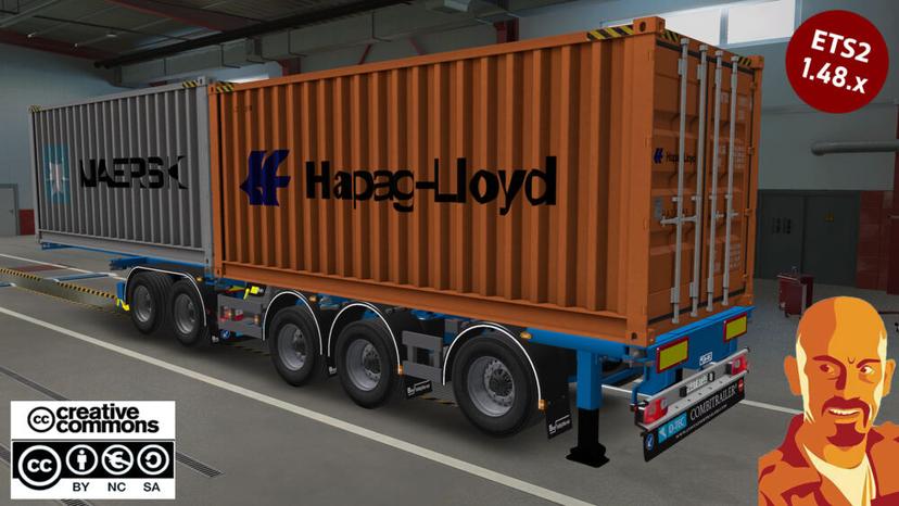 КОНТЕЙНЕР D-TEC FLEXI-TRAILER V1.49 addon