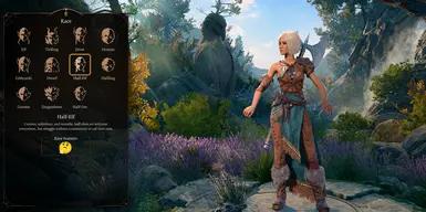 Various racial traits of half-elves addon