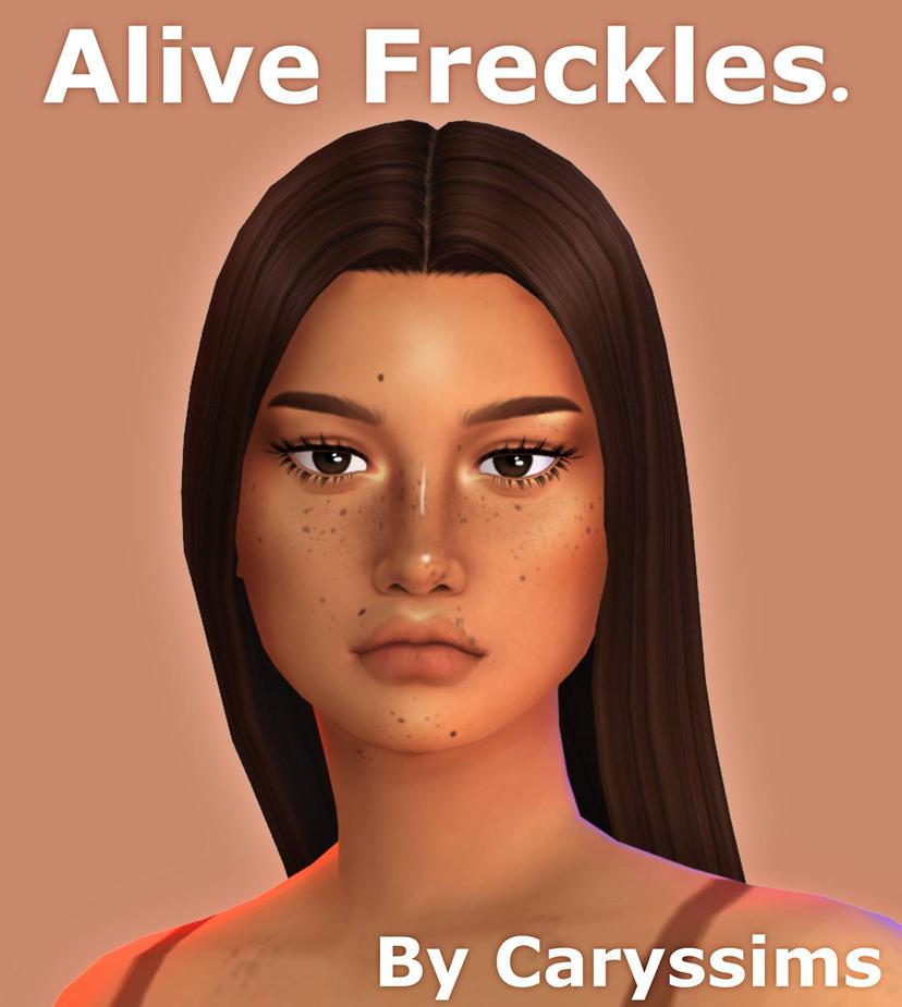 Moles and freckles for face and body "Alive Freckles" addon