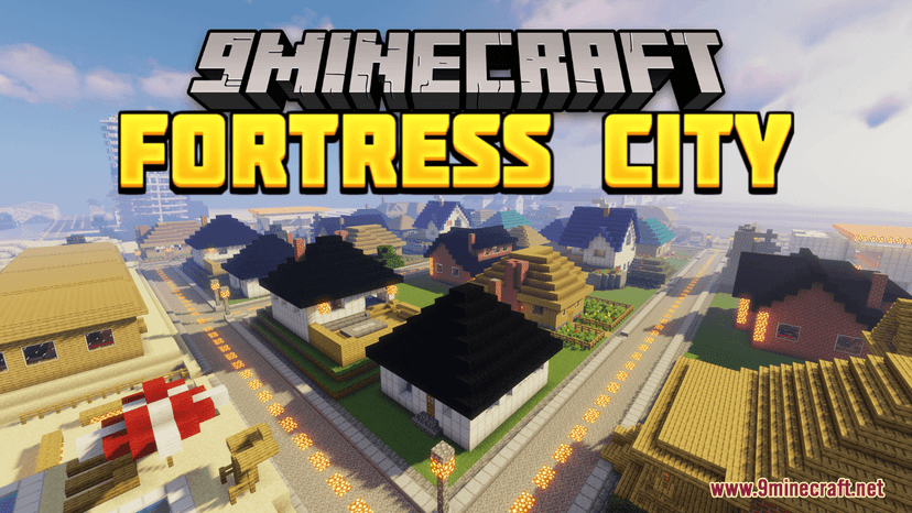 Fortified Cities Maps (1.20.4, 1.19.4) - Major Cities in Minecraft addon