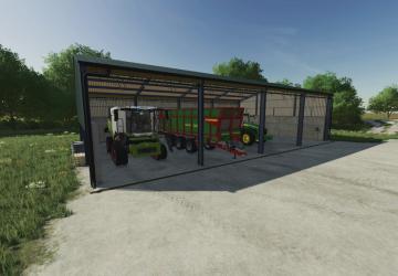 Mod English Style Vehicle Barn Set addon