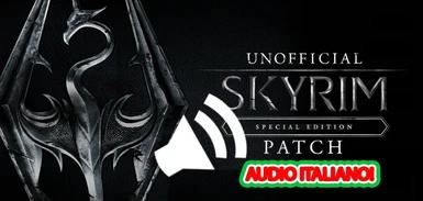 Skyrim Special Edition Unofficial audio files. addon