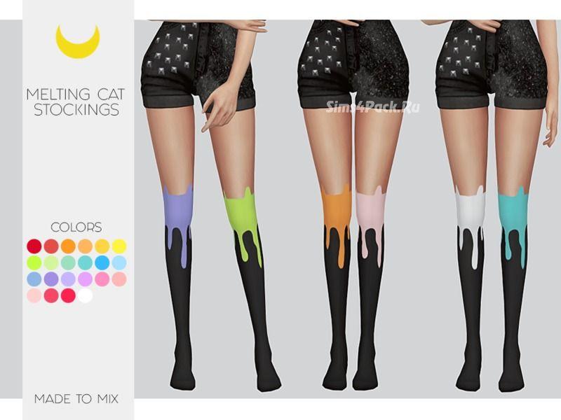 Stockings - Melting cat addon