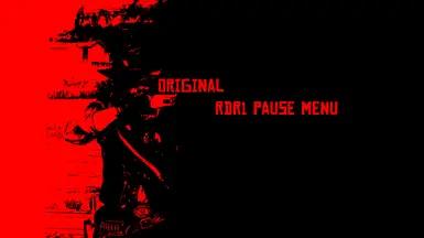 The original RDR1 pause menu addon