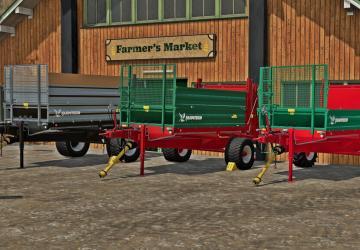 Мод Farmtech Superfex 600 Manure Spreader/Trailer addon