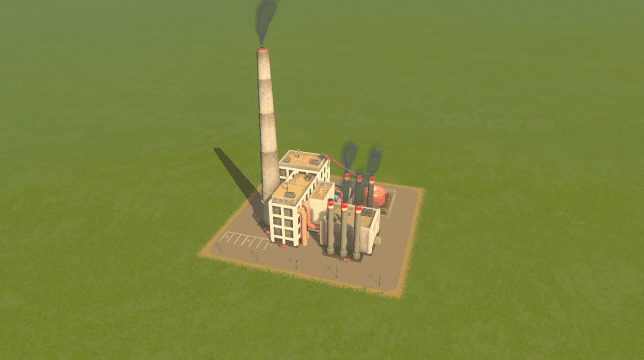 SimCity 3000 Oil Power Plant addon