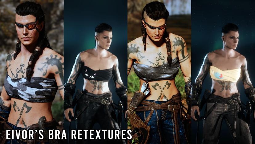 Eivor's bra retextures addon