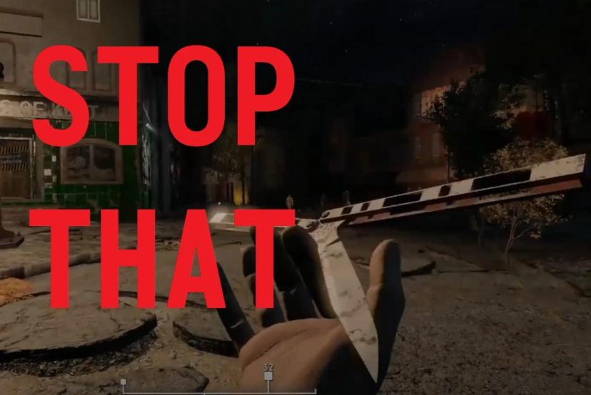 Stop the balisong tricks addon