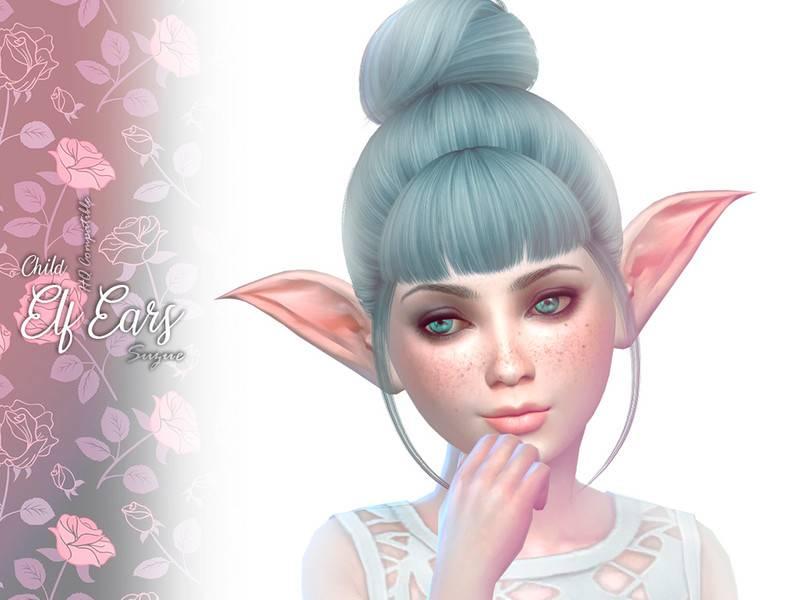 Уши "Child Elf Ears" addon