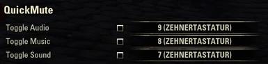 Быстрое отключение звука addon
