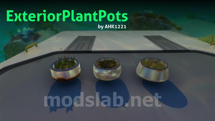 External plant pots addon