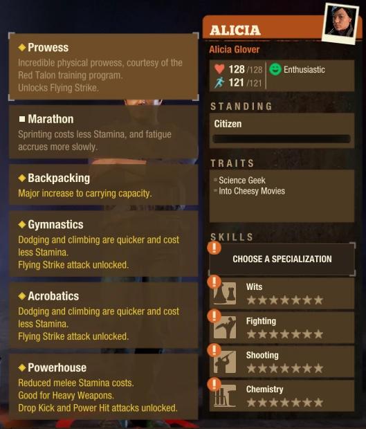 4 Main specialization addon