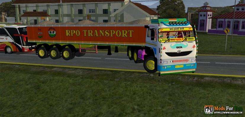 Tata Signa Trailer 4k in RPO mod addon