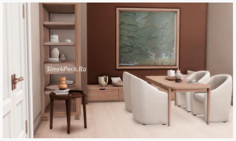 dining room from shape collection addon