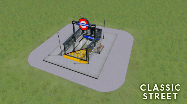 London Underground, Classic Street entrance addon