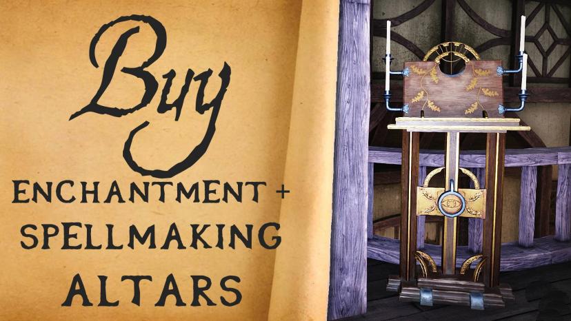 Buy altars of enchantment and witchcraft - for players' houses addon