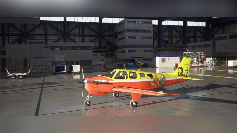 Ben and Kid livery for Bonanza G36 addon