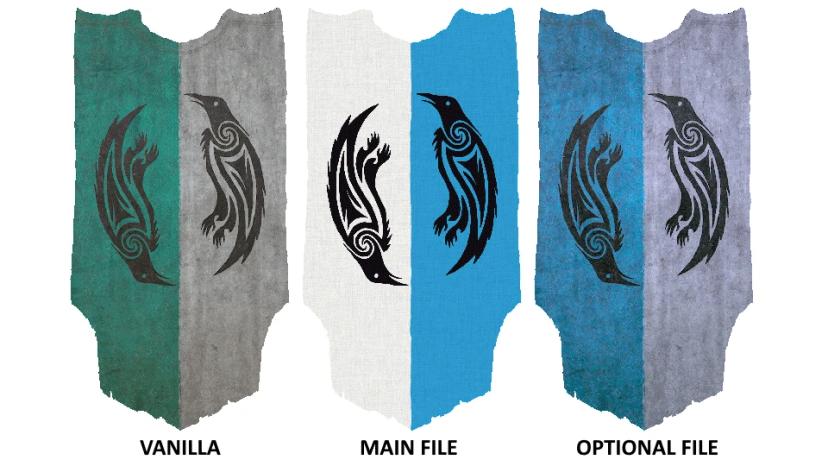 Retexture of the Raven clan banners addon
